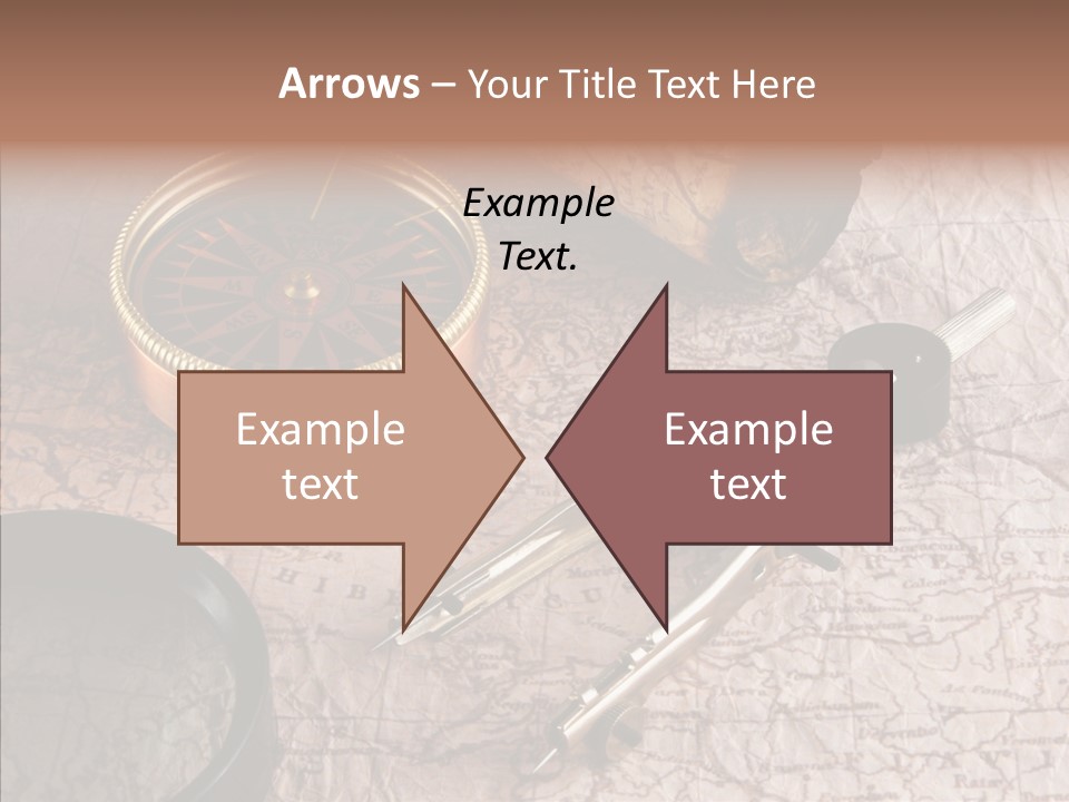 Geography Boat Art PowerPoint Template