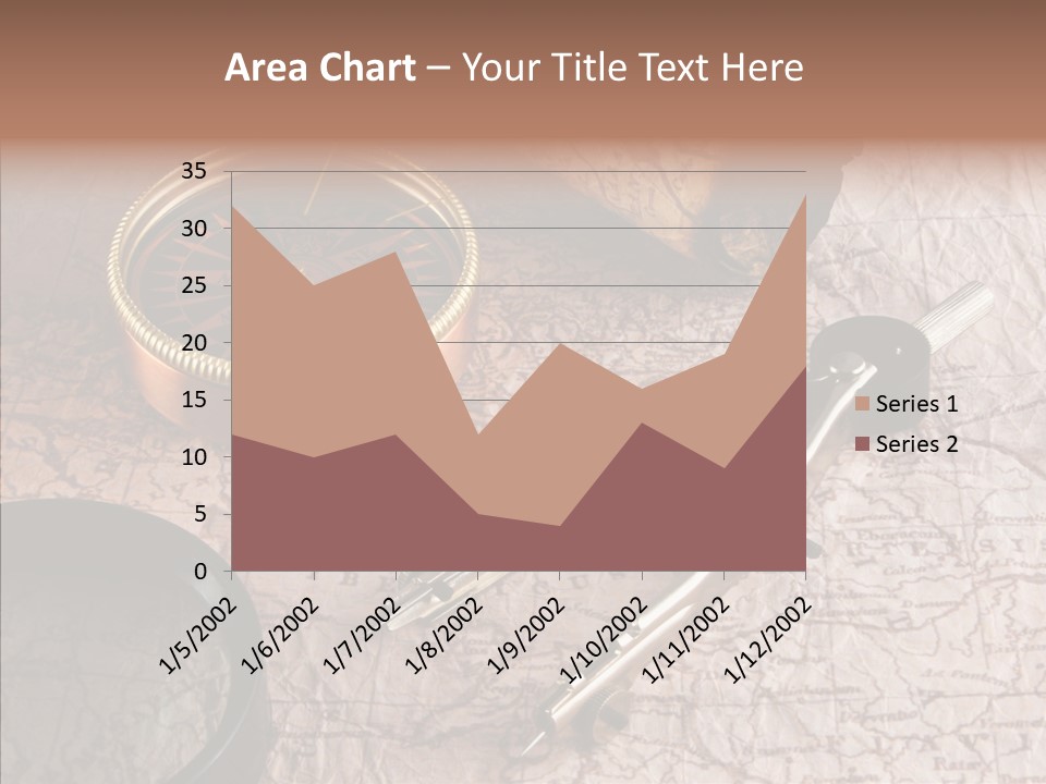 Geography Boat Art PowerPoint Template