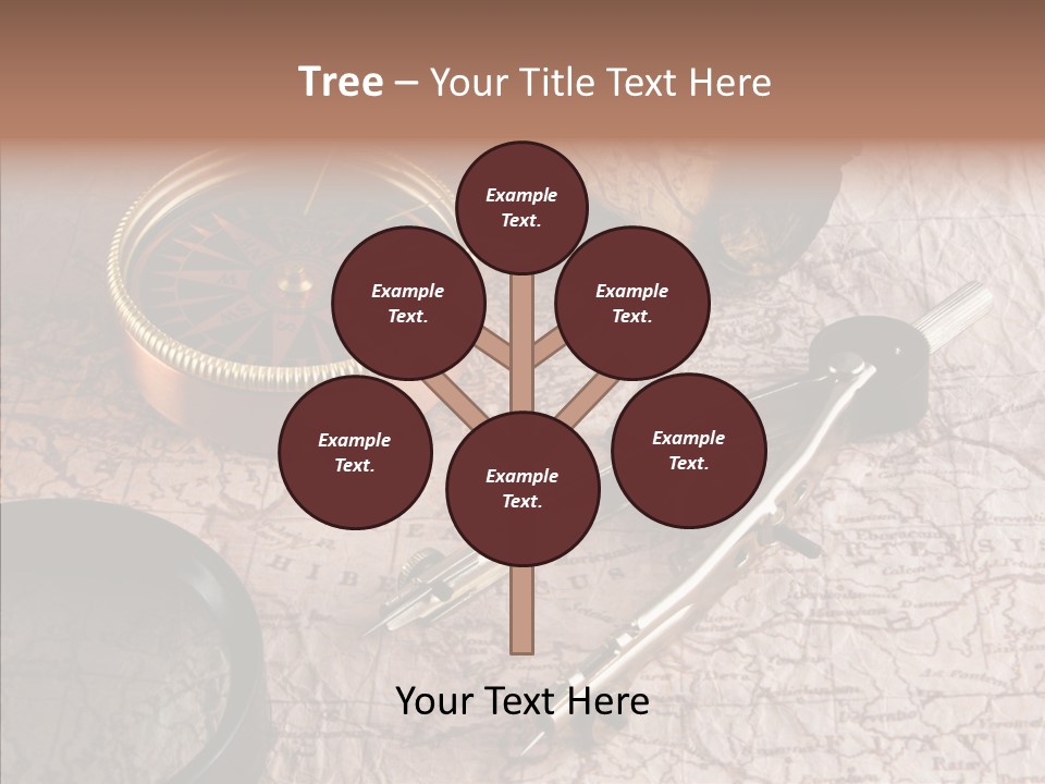 Geography Boat Art PowerPoint Template