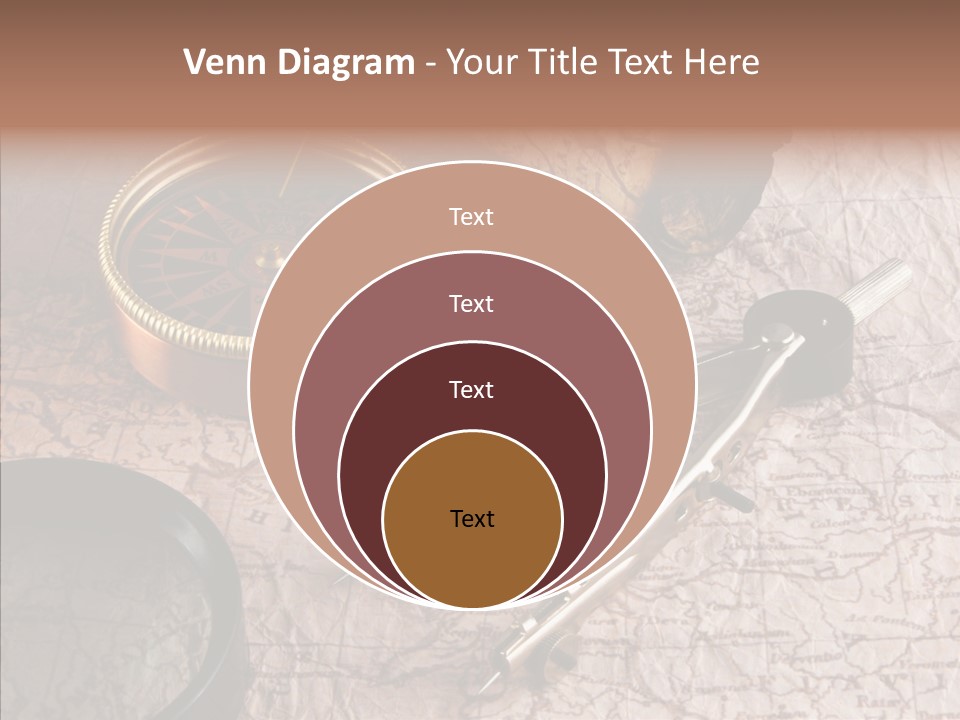 Geography Boat Art PowerPoint Template