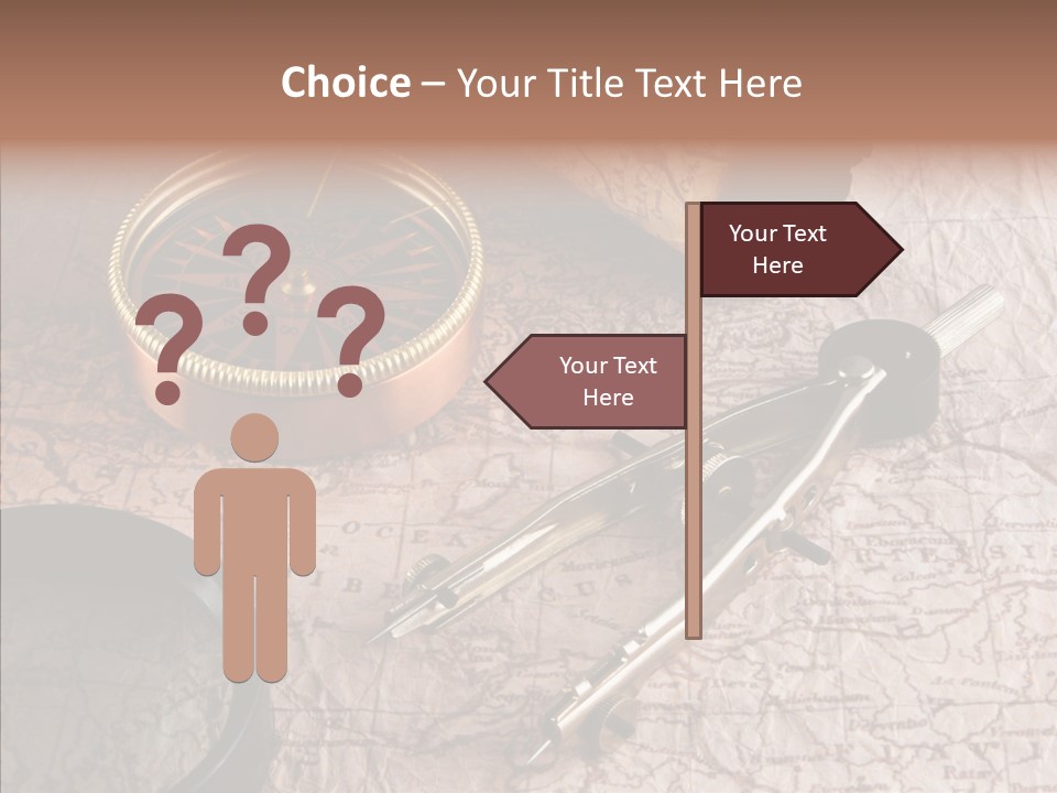 Geography Boat Art PowerPoint Template