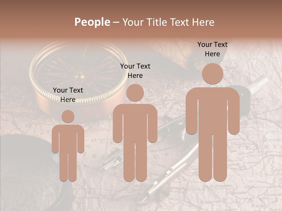 Geography Boat Art PowerPoint Template