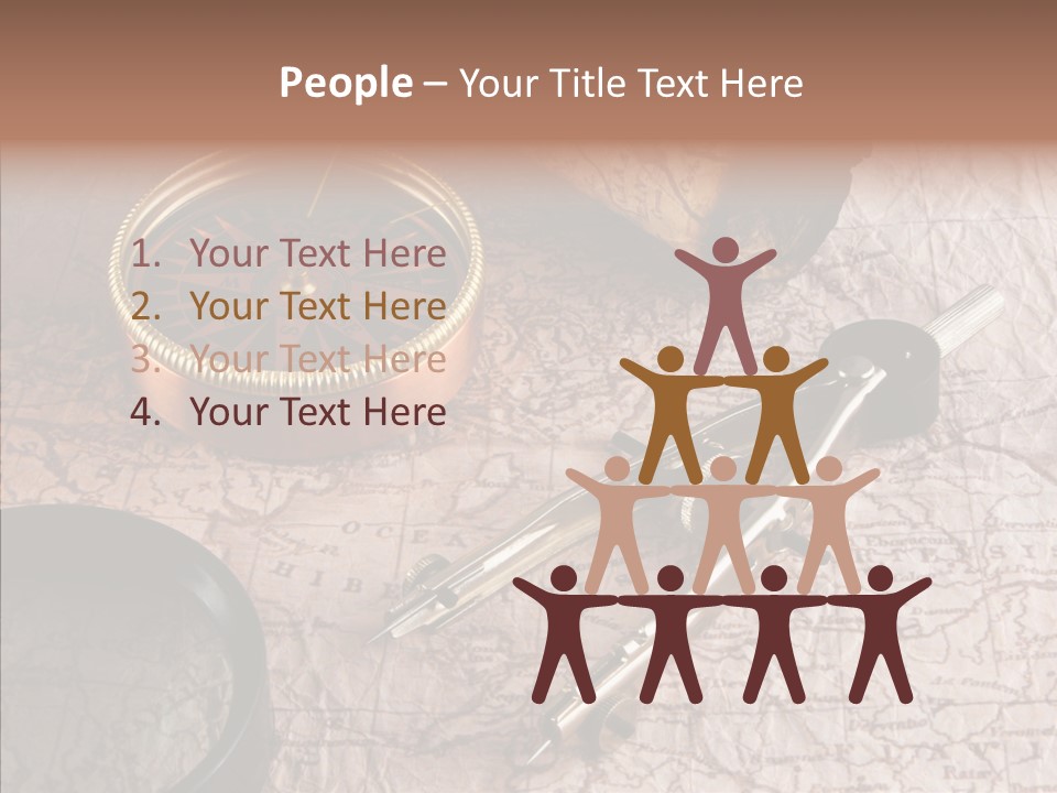 Geography Boat Art PowerPoint Template