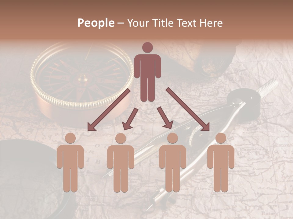 Geography Boat Art PowerPoint Template