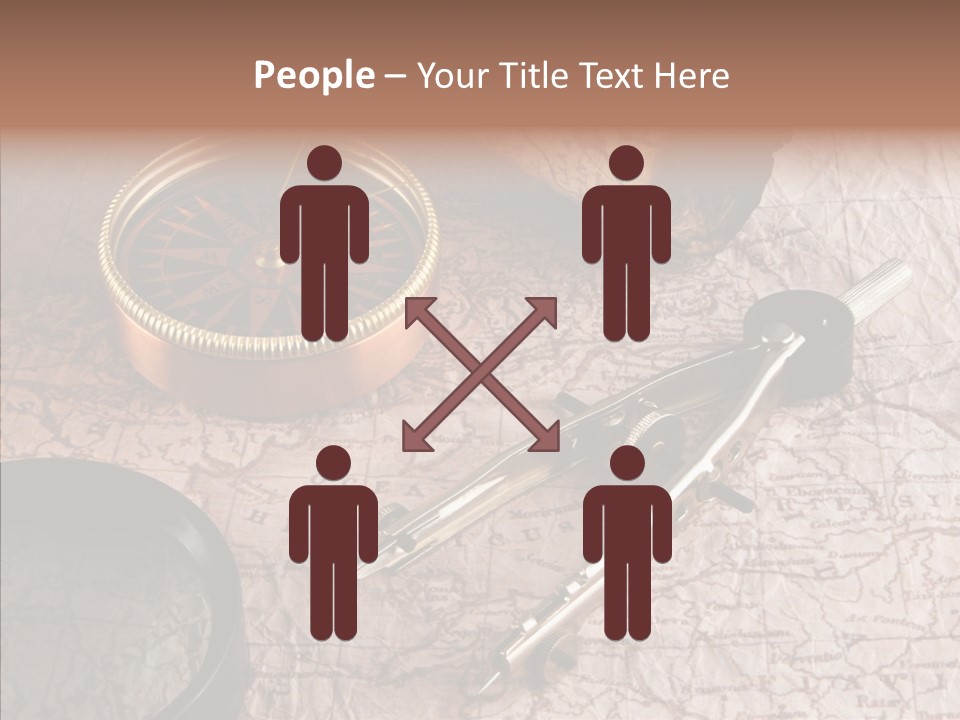 Geography Boat Art PowerPoint Template