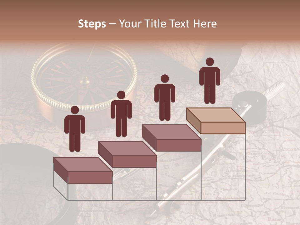 Geography Boat Art PowerPoint Template