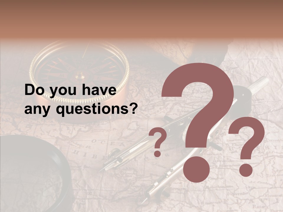 Geography Boat Art PowerPoint Template