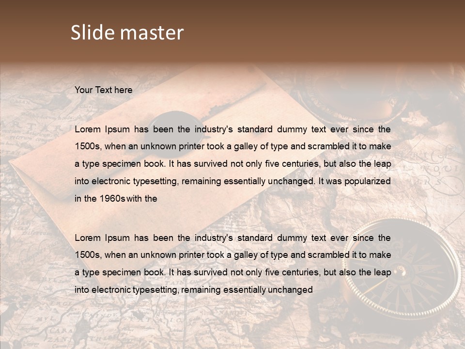 Travel Sealing Boat PowerPoint Template