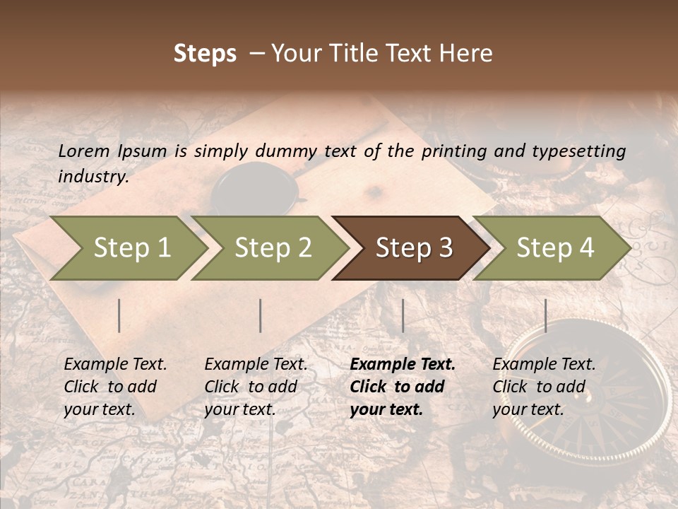 Travel Sealing Boat PowerPoint Template