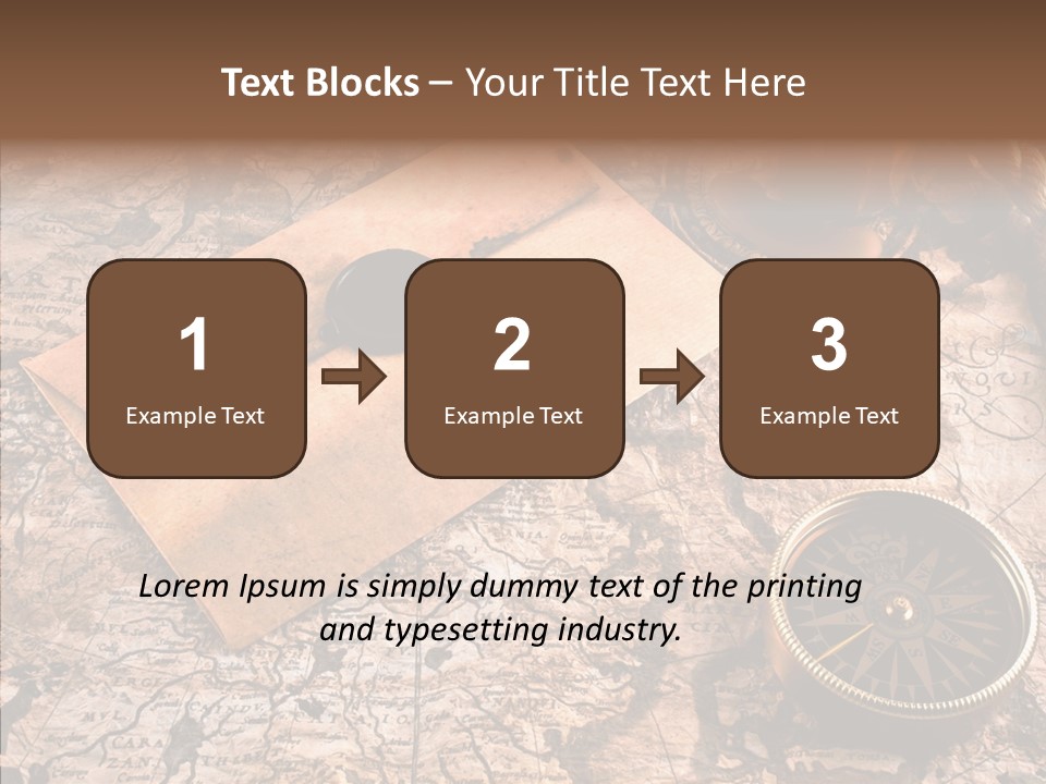 Travel Sealing Boat PowerPoint Template