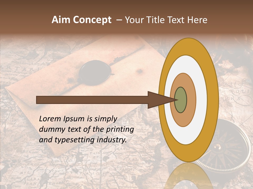 Travel Sealing Boat PowerPoint Template