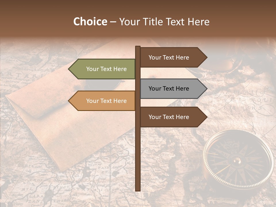 Travel Sealing Boat PowerPoint Template