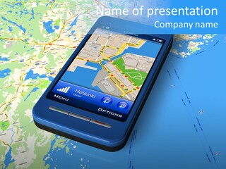 Device Search Phone PowerPoint Template