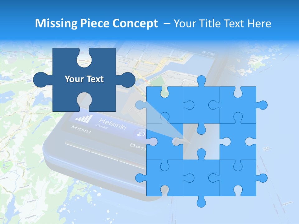 Device Search Phone PowerPoint Template