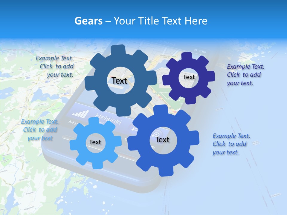 Device Search Phone PowerPoint Template