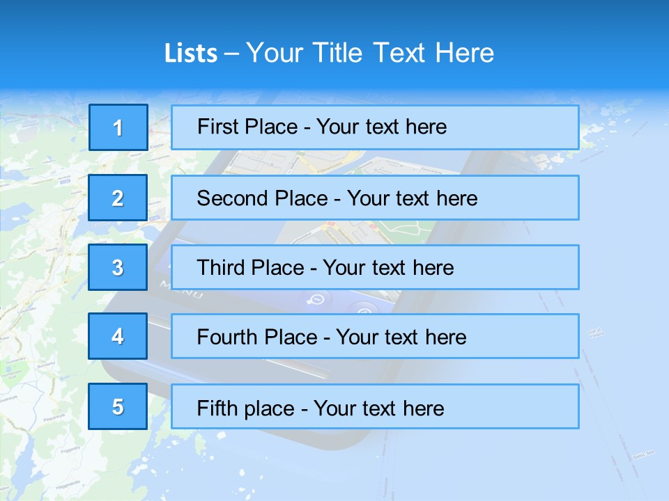 Device Search Phone PowerPoint Template