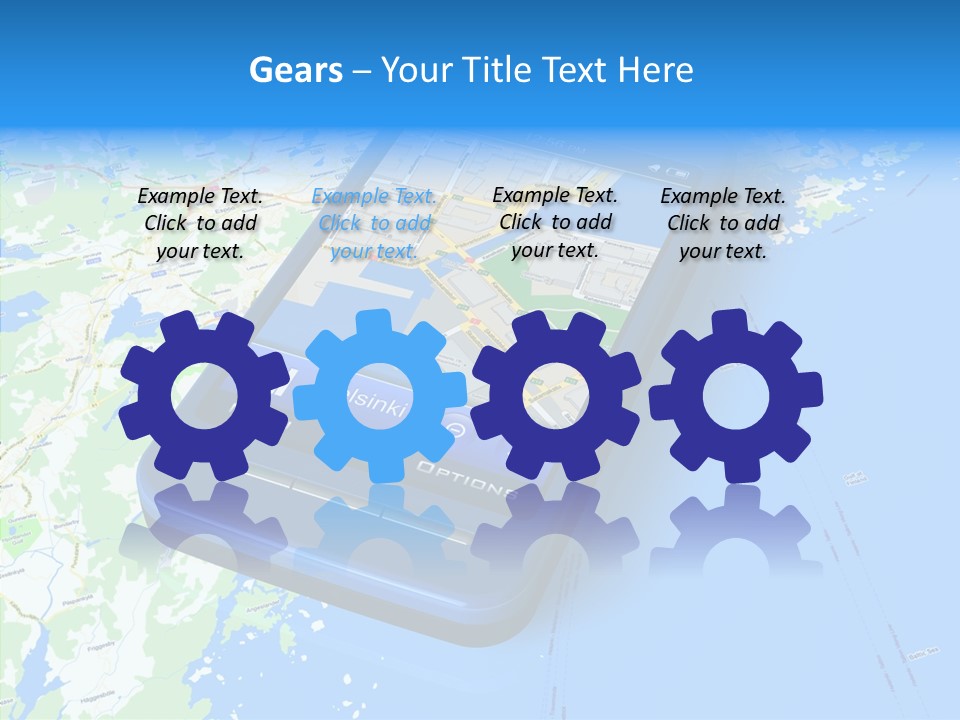 Device Search Phone PowerPoint Template