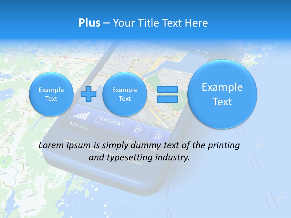 Device Search Phone PowerPoint Template