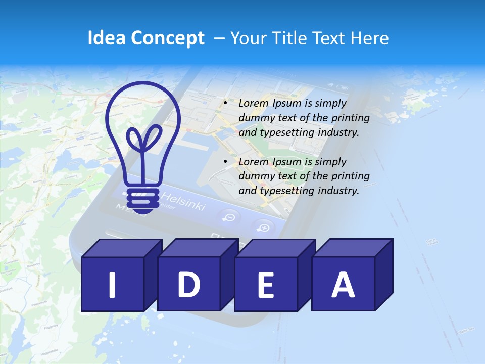 Device Search Phone PowerPoint Template