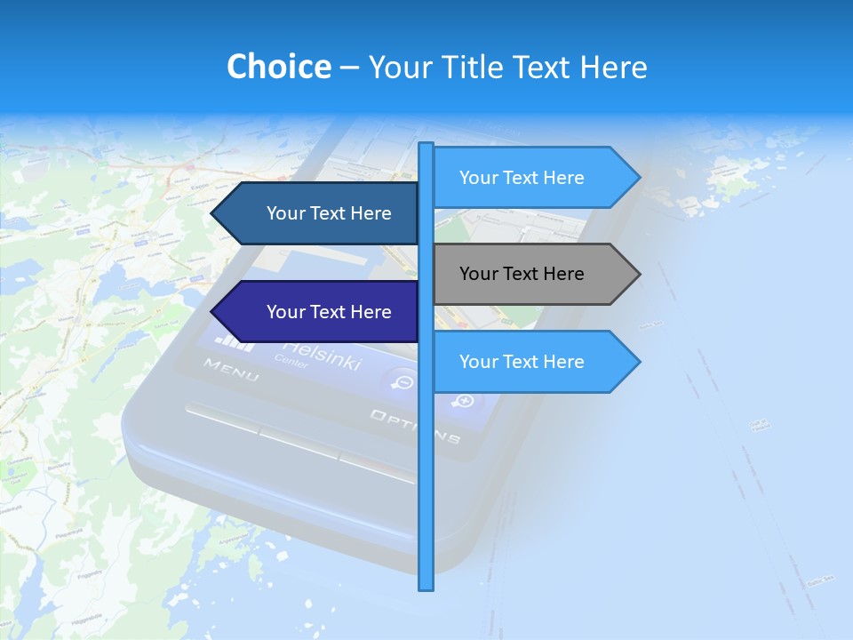 Device Search Phone PowerPoint Template
