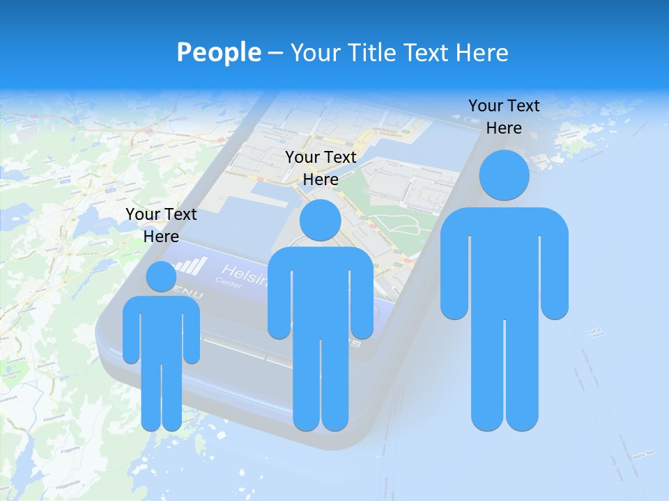 Device Search Phone PowerPoint Template