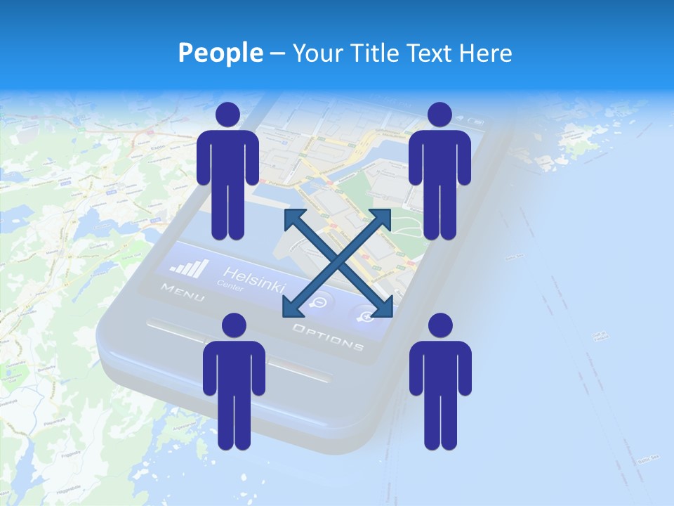 Device Search Phone PowerPoint Template