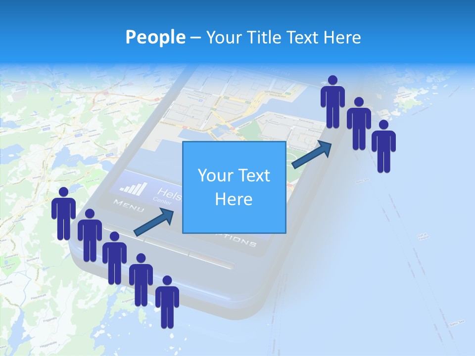Device Search Phone PowerPoint Template