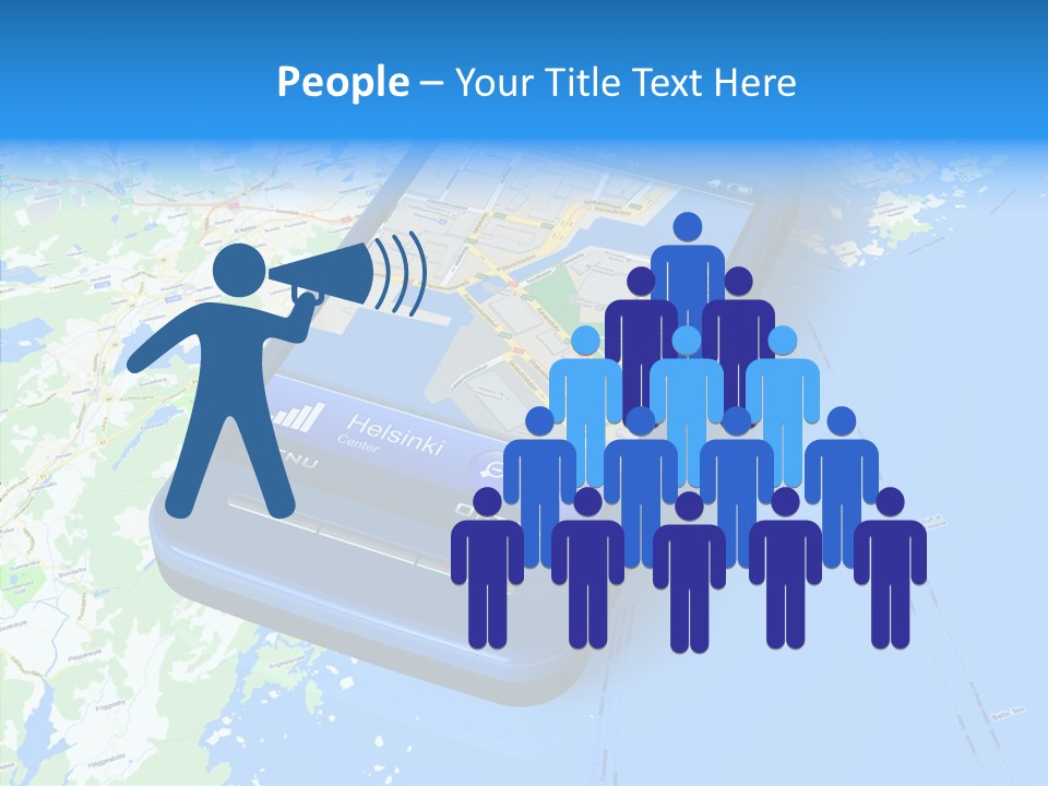 Device Search Phone PowerPoint Template