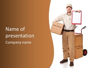 Adult Service Mail PowerPoint Template