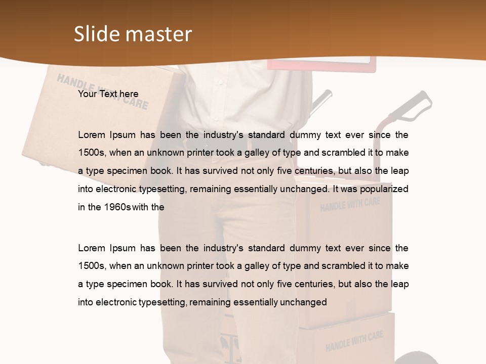 Adult Service Mail PowerPoint Template