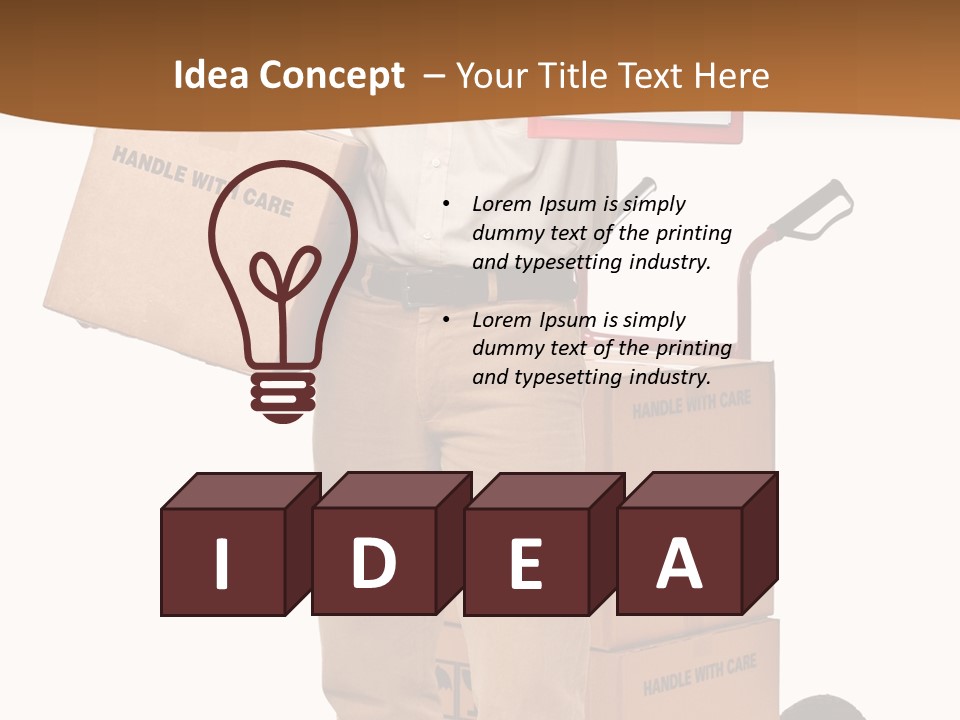 Adult Service Mail PowerPoint Template