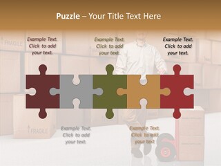 Male Cap  PowerPoint Template