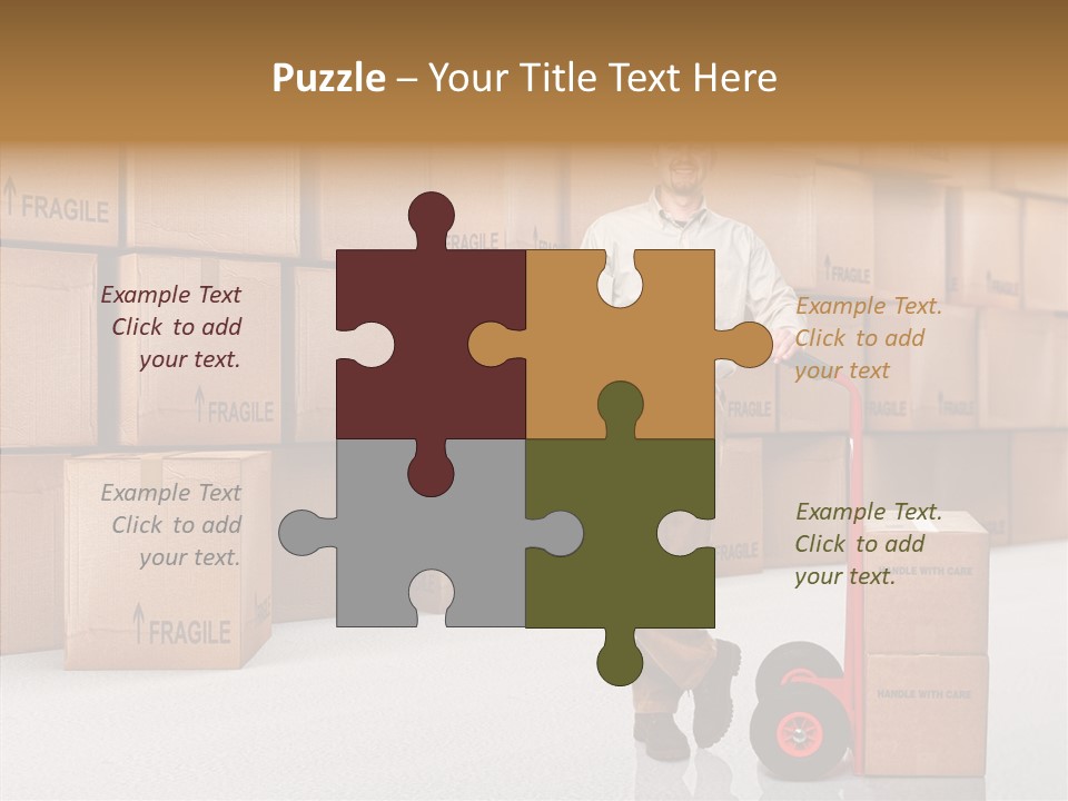 Male Cap  PowerPoint Template