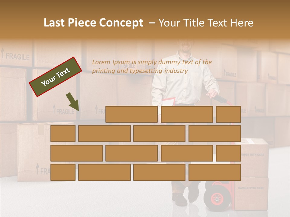 Male Cap  PowerPoint Template