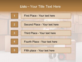 Male Cap  PowerPoint Template