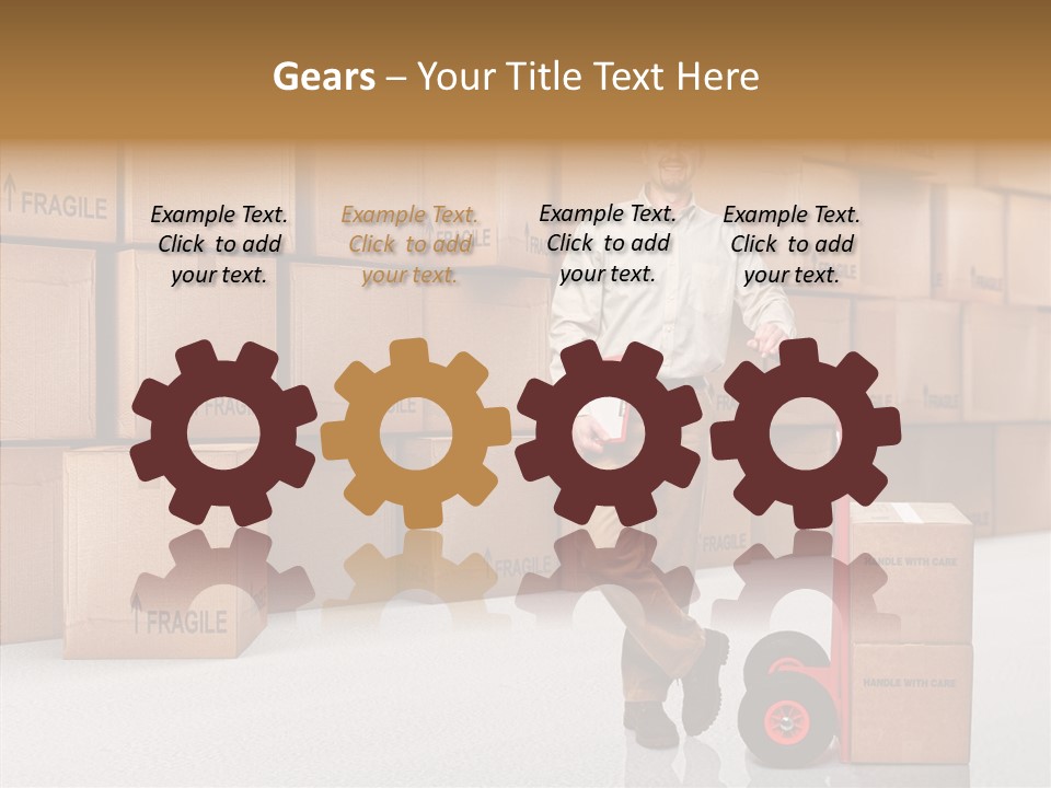 Male Cap  PowerPoint Template