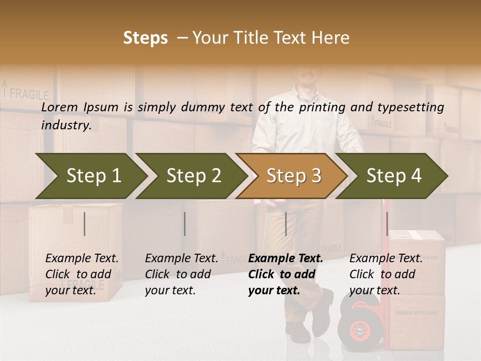 Male Cap  PowerPoint Template
