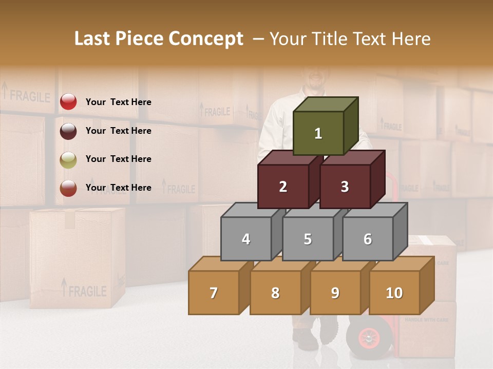 Male Cap  PowerPoint Template