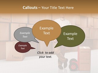 Male Cap  PowerPoint Template