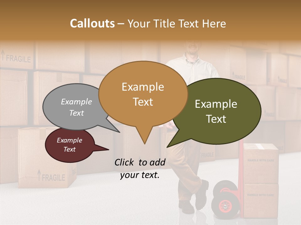 Male Cap  PowerPoint Template