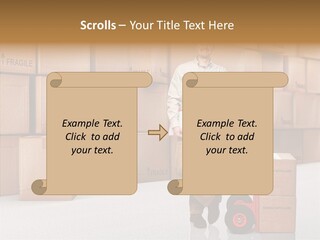 Male Cap  PowerPoint Template