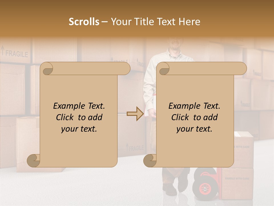 Male Cap  PowerPoint Template