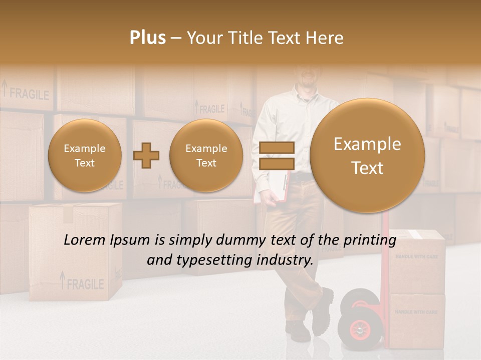 Male Cap  PowerPoint Template