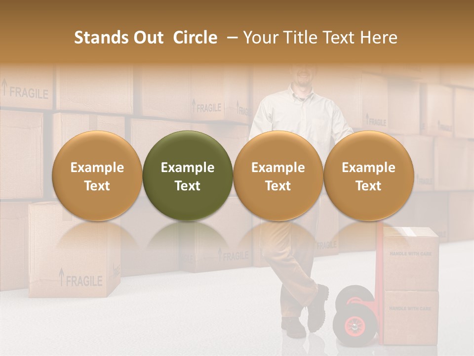 Male Cap  PowerPoint Template