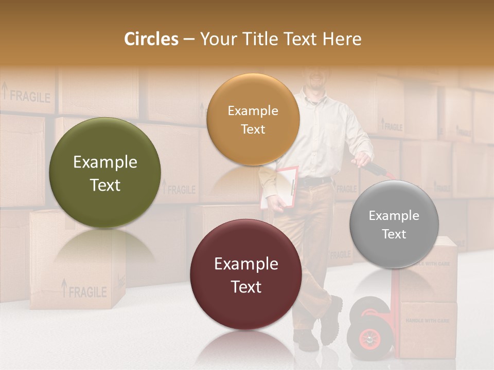 Male Cap  PowerPoint Template