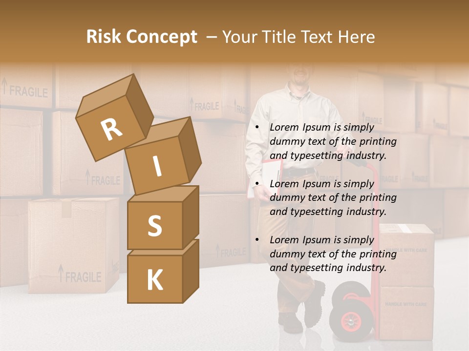 Male Cap  PowerPoint Template