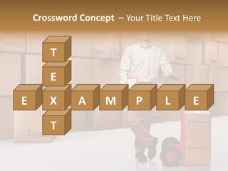 Male Cap  PowerPoint Template