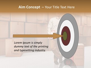 Male Cap  PowerPoint Template