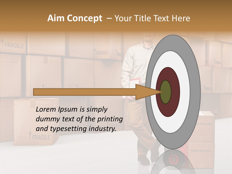 Male Cap  PowerPoint Template