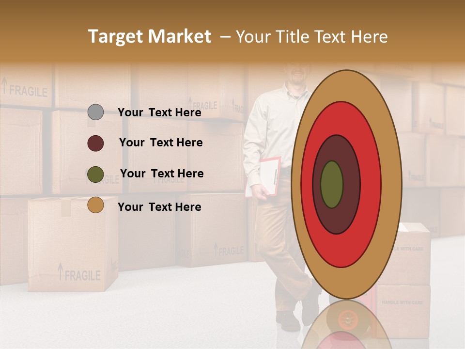 Male Cap  PowerPoint Template